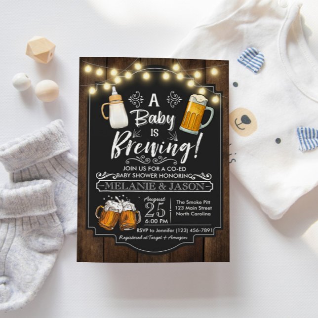 Bebé está preparando cerveza de invitación de Baby (Subido por el creador)