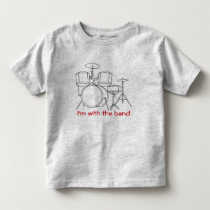 Bebé Estoy con el esquema del negro de la camiseta de