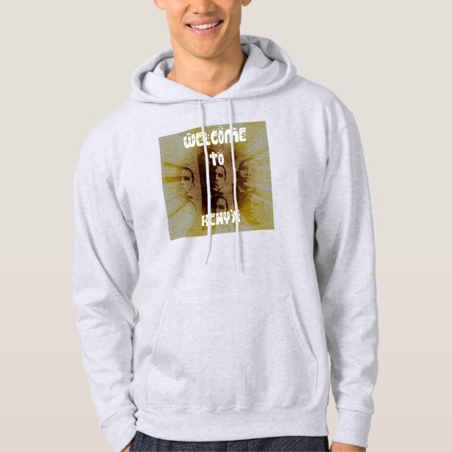 Bebé, estoy de vuelta, camisa sueca Hoodie (Anverso)