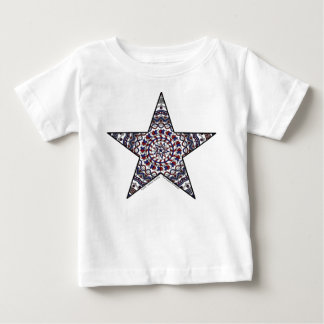 Bebé Estrella de la Independencia, niño y camiseta con