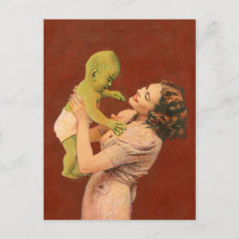 Bebé Extranjero Vintage Y Postales Madre