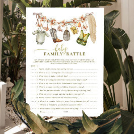 Bebé Familia Batalla Reel Agitado Ducha De Pesca