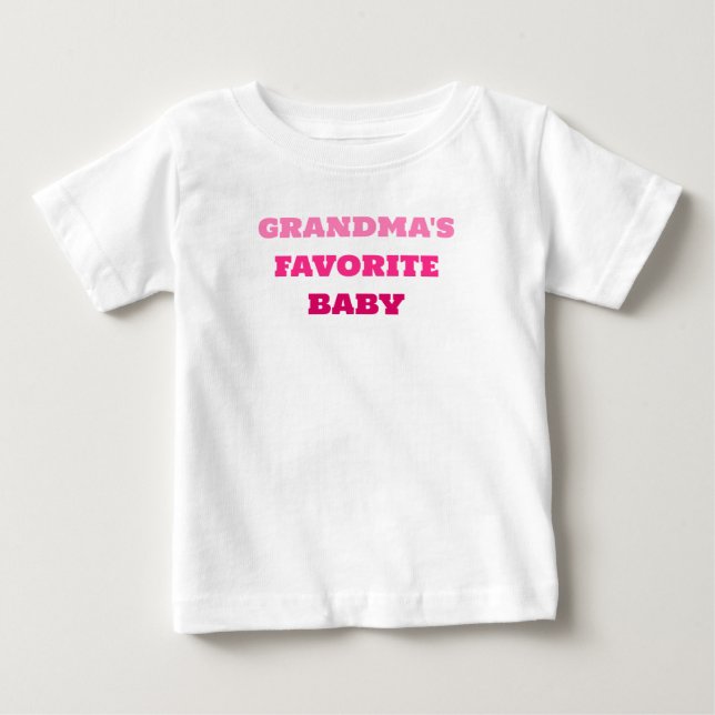 Bebé favorito de la abuela, camiseta pequeña y ros (Anverso)