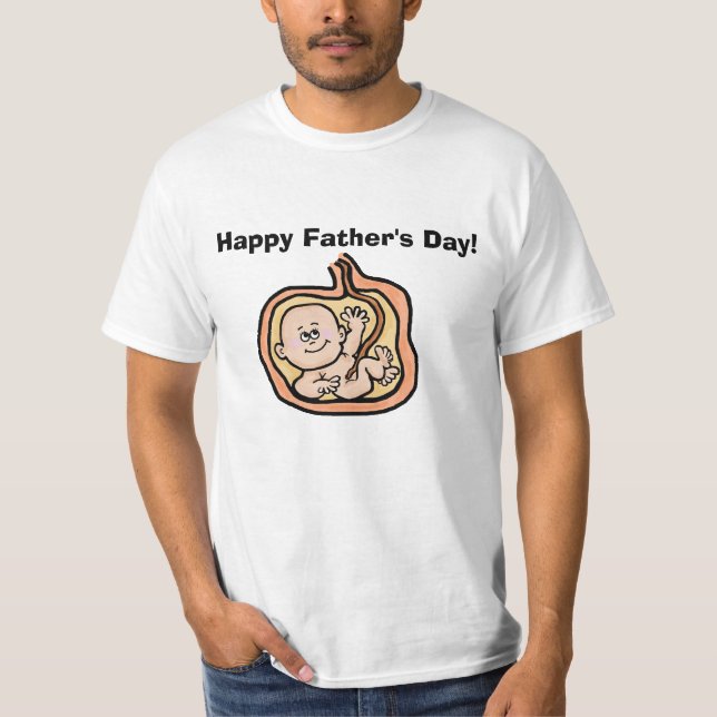 Bebé feliz de la camiseta del día de padre… en