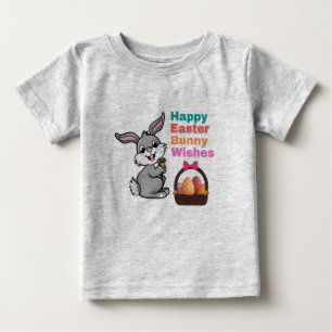Bebé Feliz Día De Pascua Y Conejito Quiere Camiseta