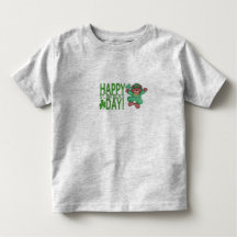 Feliz día de San Patricio Camiseta con Volantes