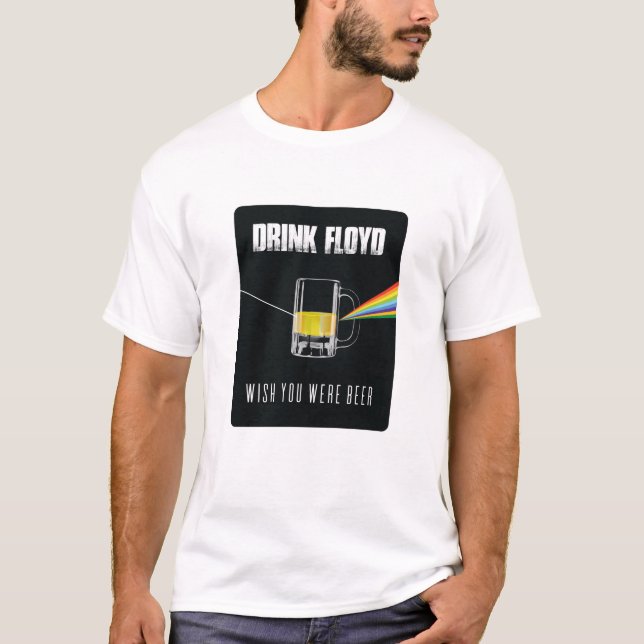 Bebe Floyd Beer Prisma Arte Rock Fan Camiseta (Anverso)
