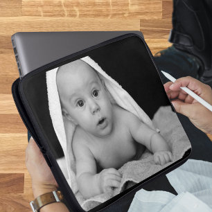 Bebé foto a su manera Neoprene Funda para Portátil