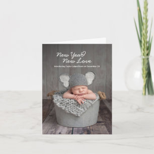 Bebé Foto Año Nuevo Año Nuevo Nacimiento de Amor