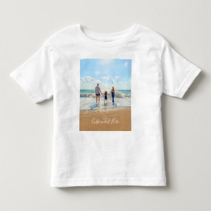 Bebé Foto personalizado y camiseta de texto - Su propio