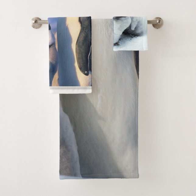 Bebé, frío fuera del pingüino (In situ)