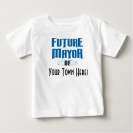Bebé Futuro alcalde de la camiseta de tu muchacho