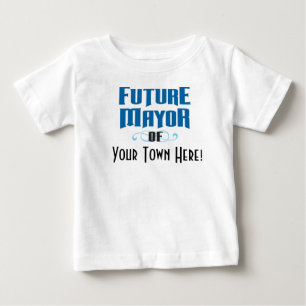 Bebé Futuro alcalde de la camiseta de tu muchacho