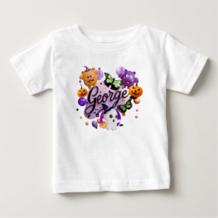 Bebé "George" Halloween linda camiseta de niño