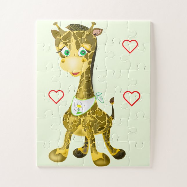 Bebé Giraffe Jigsaw rompecabezas (Vertical)