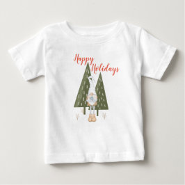 Bebé Gnome de Invierno Felices Fiestas Camiseta Infanti