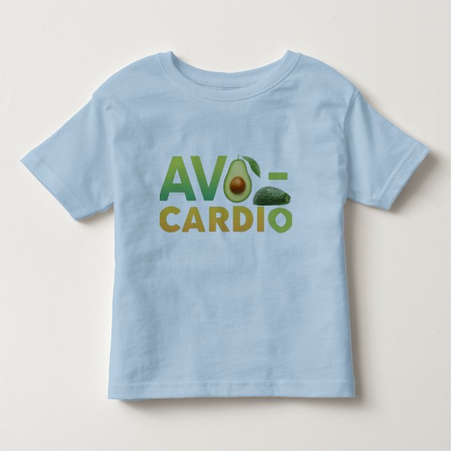 Bebé Graciosa camiseta de comida Avo-Cardio (Anverso)
