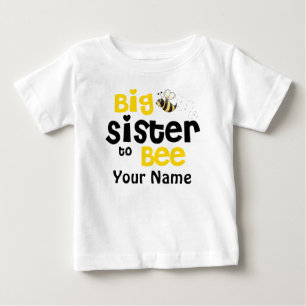 Bebé Gran Hermana de la camiseta personalizada
