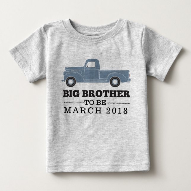 Bebé Gran Hermano será camiseta de Invitación de embara (Anverso)