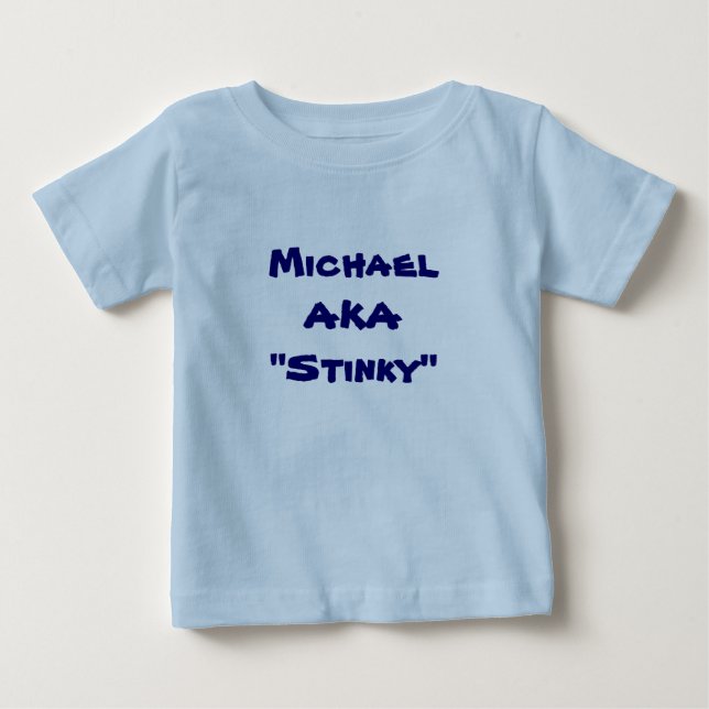 Bebé Guárdese de camiseta del pañal (Anverso)