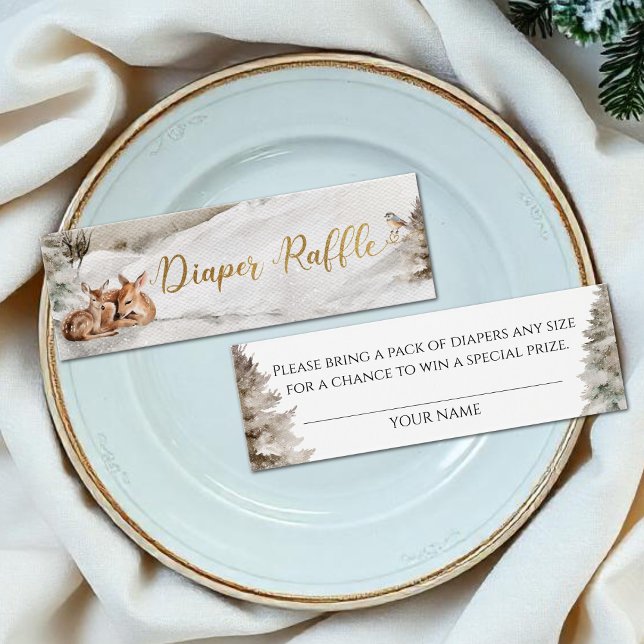 Bebé, hace frío afuera de Diaper Raffle Baby Showe (Subido por el creador)