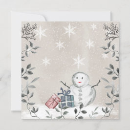 Bebé, hace frío fuera de la tarjeta de bebé