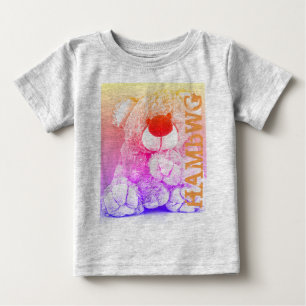 Bebé HAMbWG - Camiseta infantil - Oso de peluche