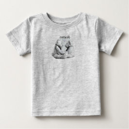 Bebé HAMbWG - Camiseta para niños - Amor al oso de pelu