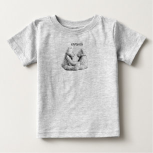 Bebé HAMbWG - Camiseta para niños - Amor al oso de pelu