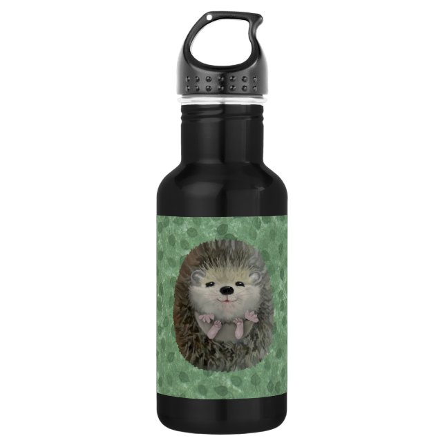 Bebé Hedgehog Botella de agua (Anverso)