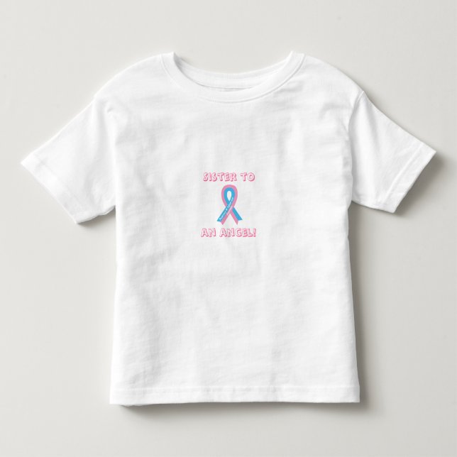 Bebé Hermana de una camiseta ángel (Anverso)