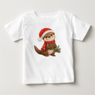Bebé Hermosa camiseta para un regalo de Navidad.