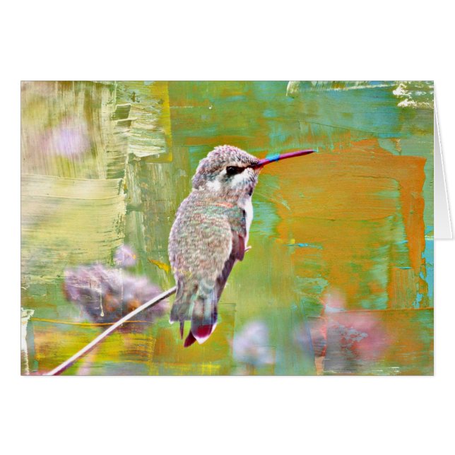 Bebé Hummer en pastel (Anverso (Horizontal))