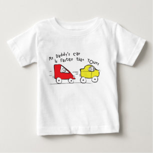 Bebé Infantil la camiseta el coche de mi papá es más