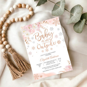 Bebé Invitación de Ducha Fría