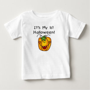 Bebé Jack O Lantern 1ª camiseta de Halloween y regalos