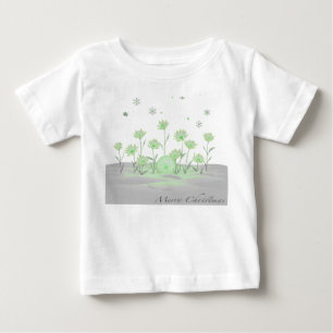 Bebé Jardín Flor Verde – Camiseta Infantil Fresca de Pr