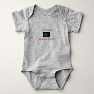 Bebé Jersey Bodysuit con eslogan
