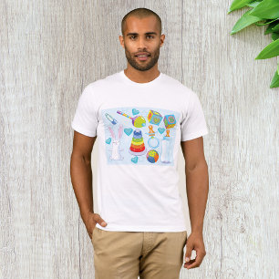 Bebé juguetes con camiseta