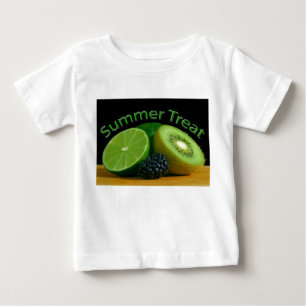 Bebé Kiwi Lime verano trata a la camiseta de un niño