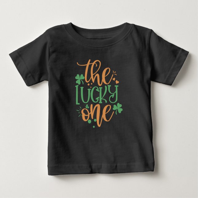 Bebé La afortunada camiseta de St Patrick para niños (Anverso)