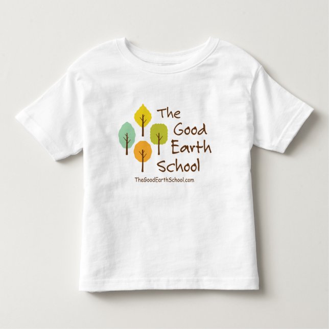 Bebé La buena camiseta del niño de la escuela de la (Anverso)