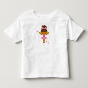 Bebé La camiseta afroamericana de los niños lindos de