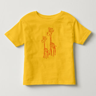 Bebé La camiseta de la jirafa borrosa para los niños