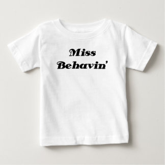Bebé La camiseta de la larga manga de la señorita Behav
