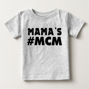 Bebé La camiseta de los chicos del MCM de mamá es diver