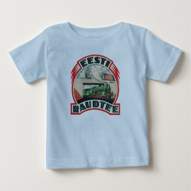 Bebé La camiseta de los niños de Eesti Raudtee (Anverso)