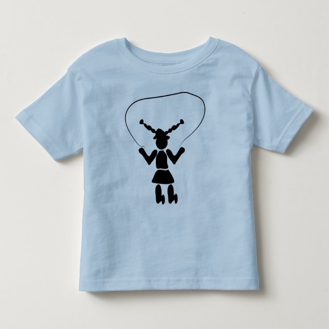 Bebé La camiseta de los niños de la comba (Anverso)