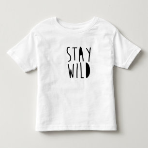 Bebé La camiseta de los niños salvajes de la estancia