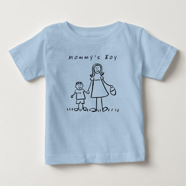 Bebé La camiseta de mamá (Anverso)